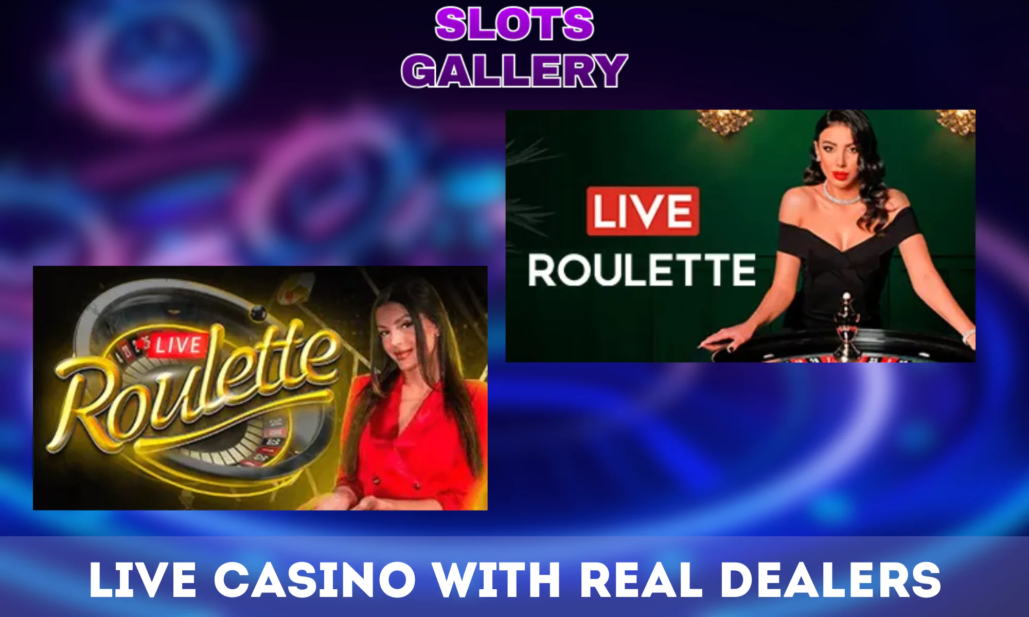 Slots Gallery has more than 600 live games
