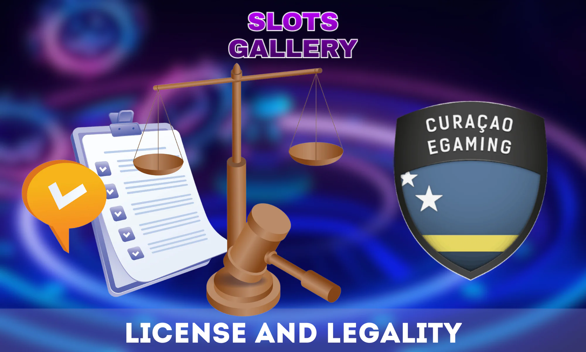 Slots Gallery casino is officially licensed and is responsible for protecting user data