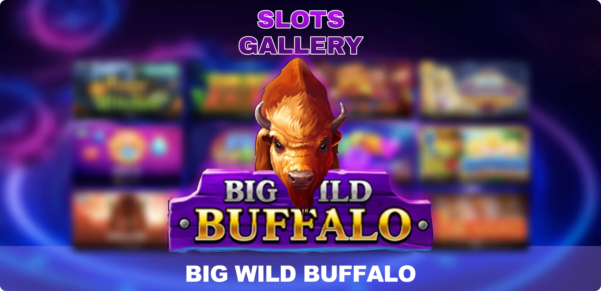 Big Wild Buffalo - Slots Gallery Casino