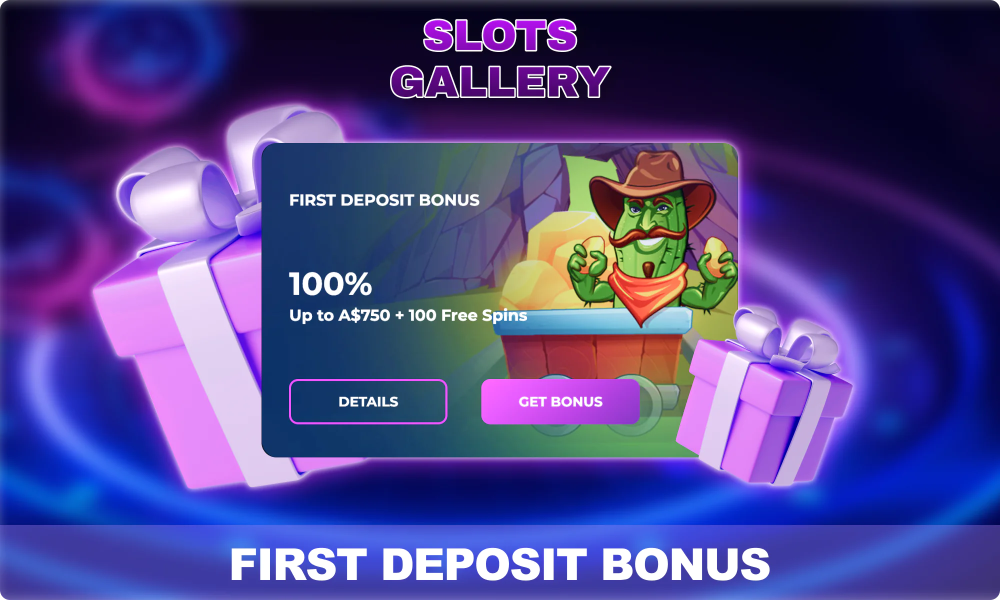 First Deposit Bonus - Slots Gallery Australia