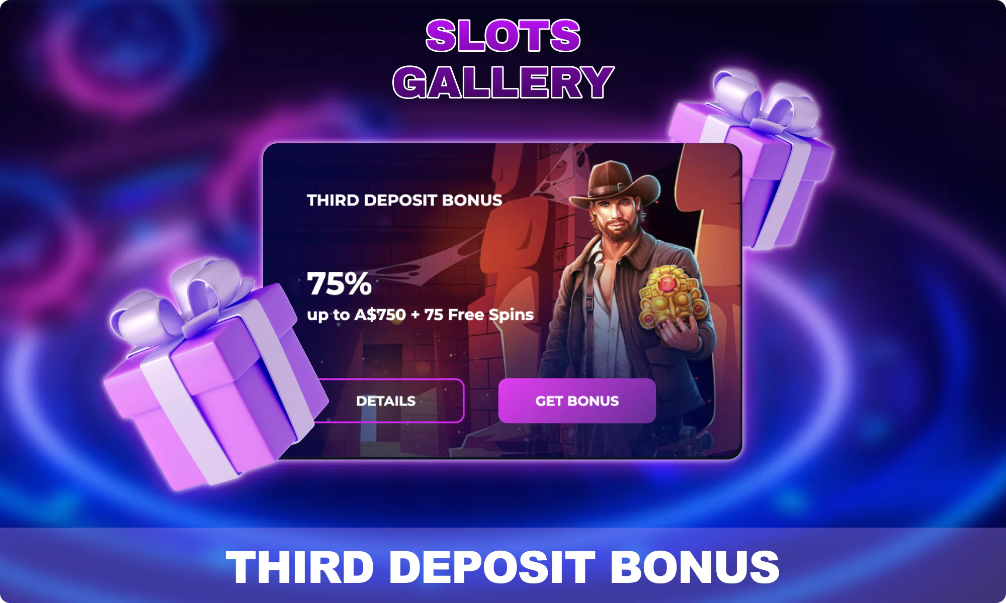 Third replenishment prize for Australian players at Slots Gallery Casino