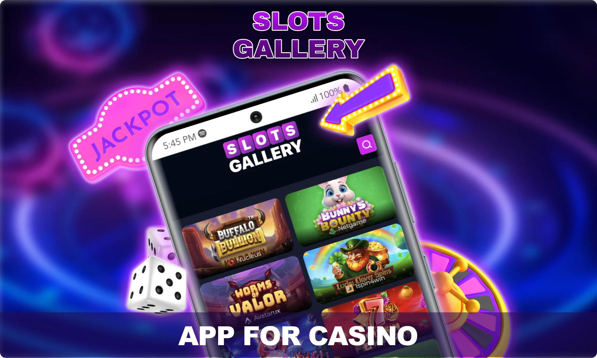App for Casino - Slots Gallery for Australian players