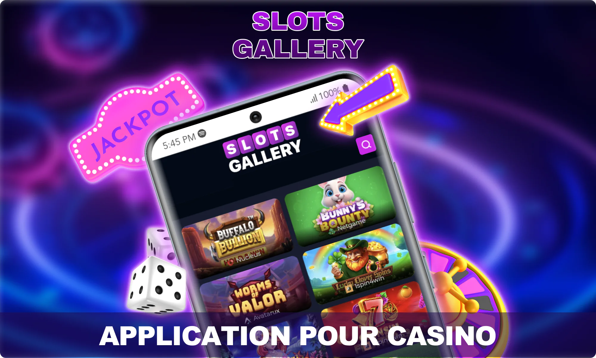 Application de casino Slot Gallery Canada
