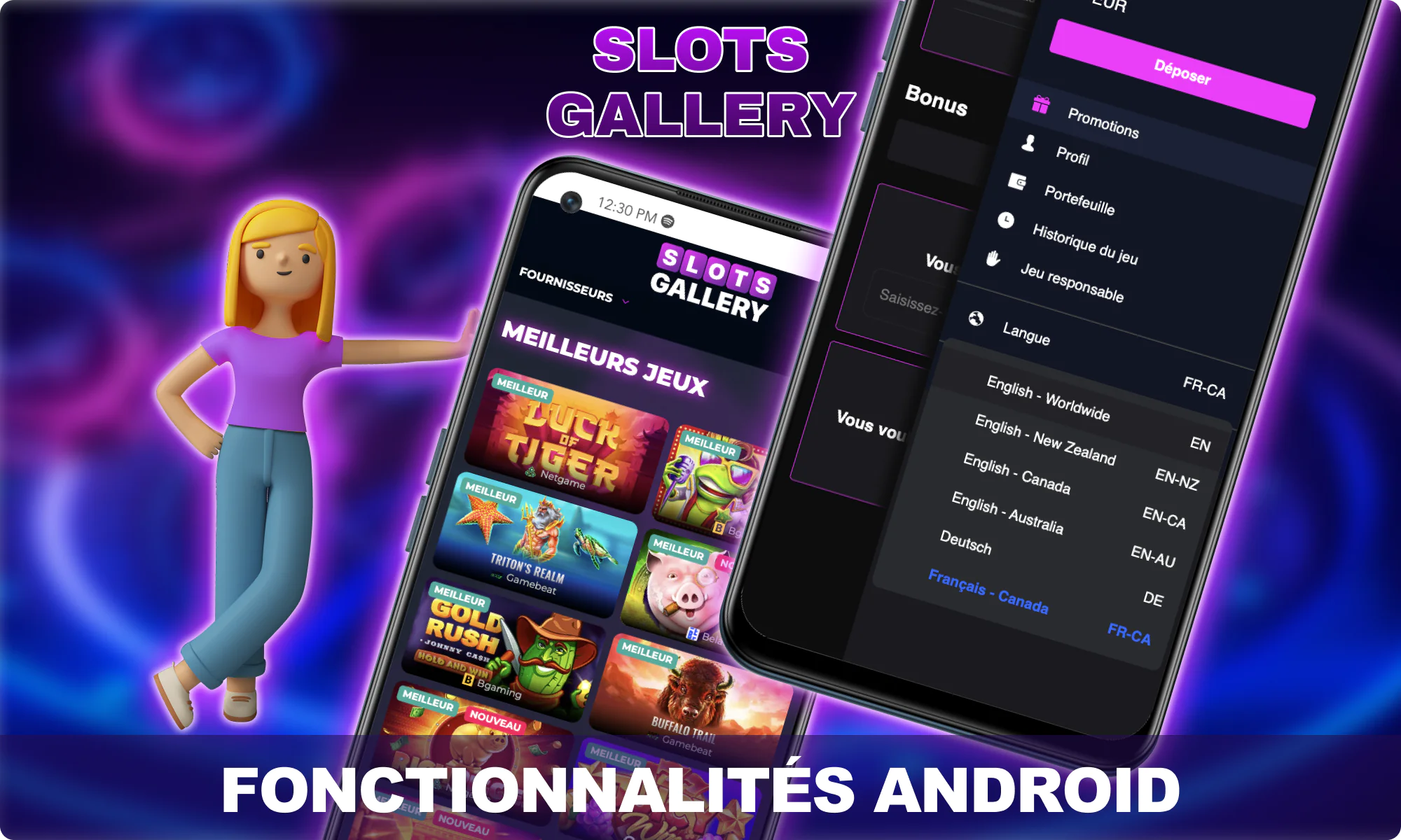 Avantages de l'application Android pour les joueurs canadiens - Slots Gallery