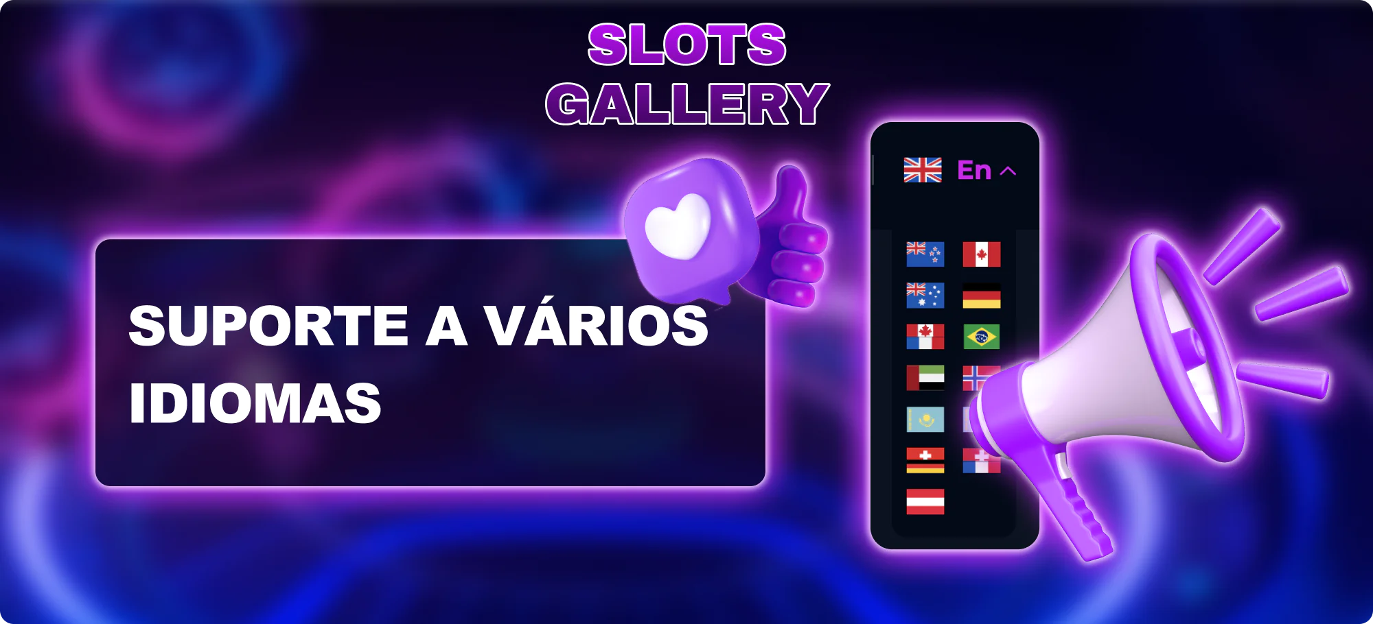 Suporte técnico multilíngue no aplicativo Slots Gallery Brasil