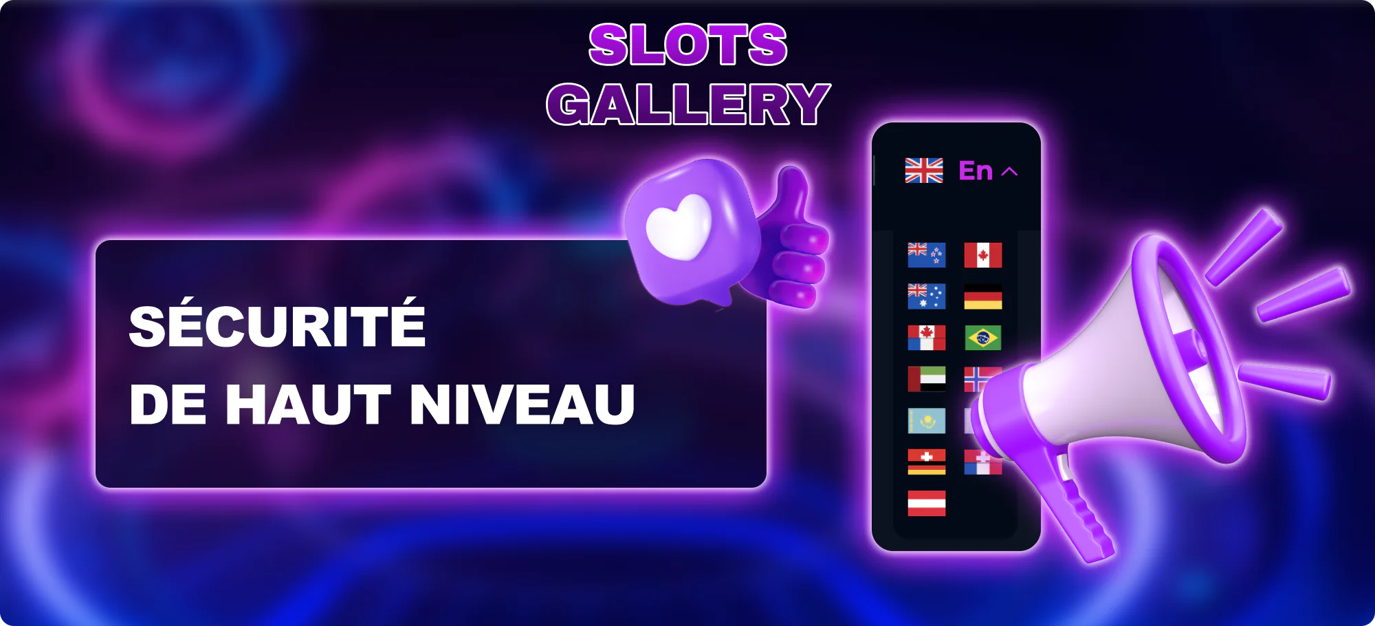 Support multilingue pour les joueurs canadiens dans l’application Slots Gallery