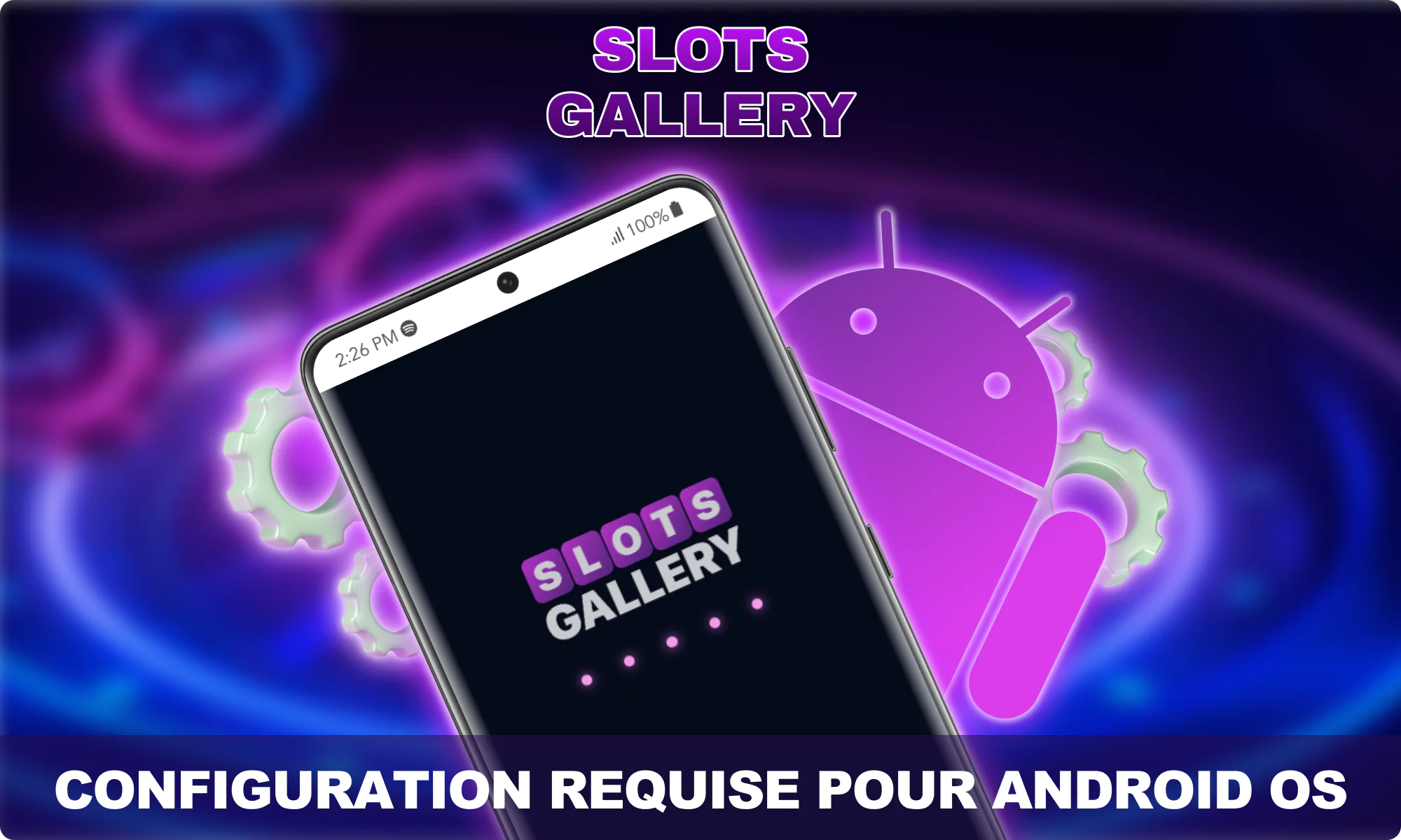 Configuration requise pour Android OS - Slots Gallery Canada