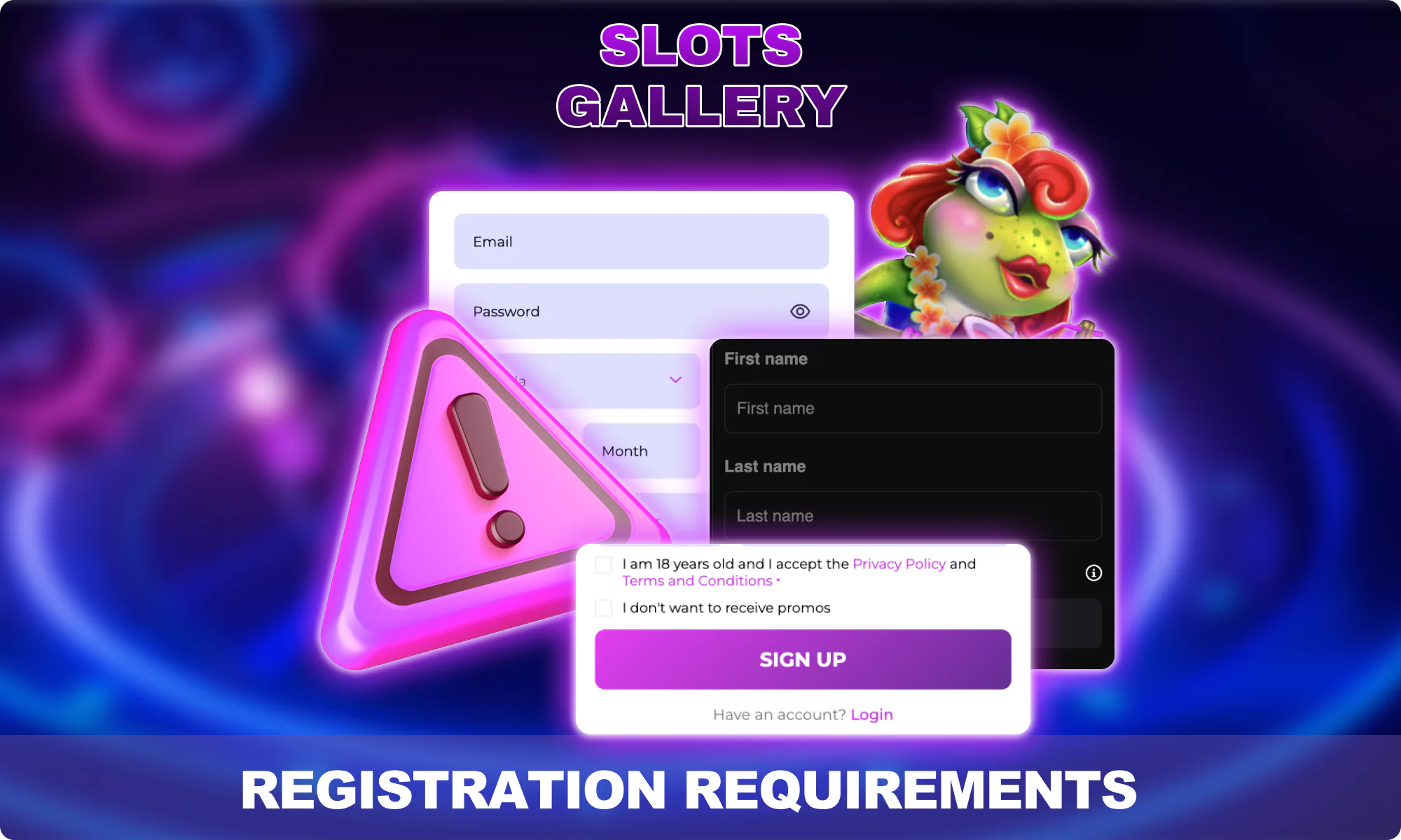 Registration Requirements for Australian Players at Slots Gallery