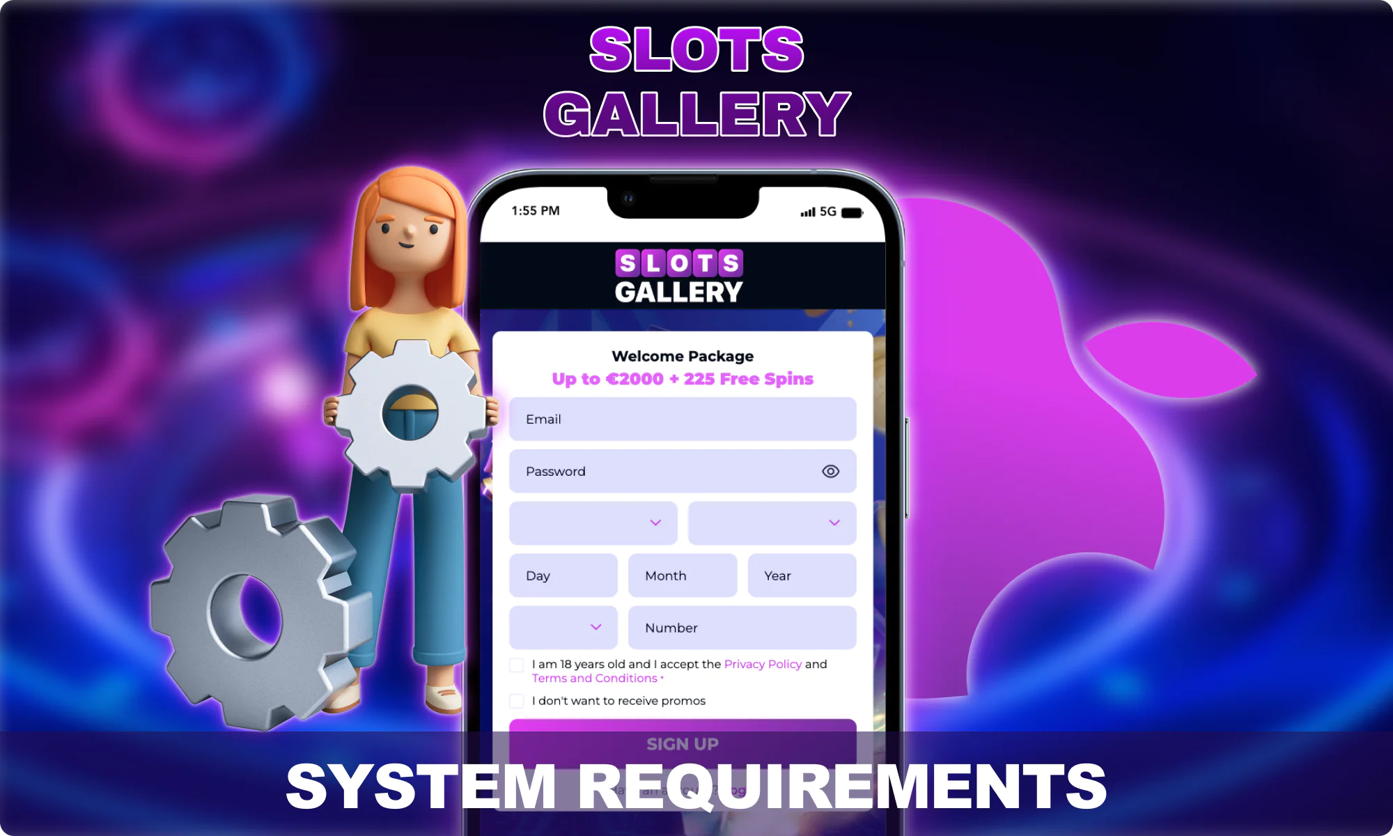 iOS System requirements - Slots Gallery Mobile App