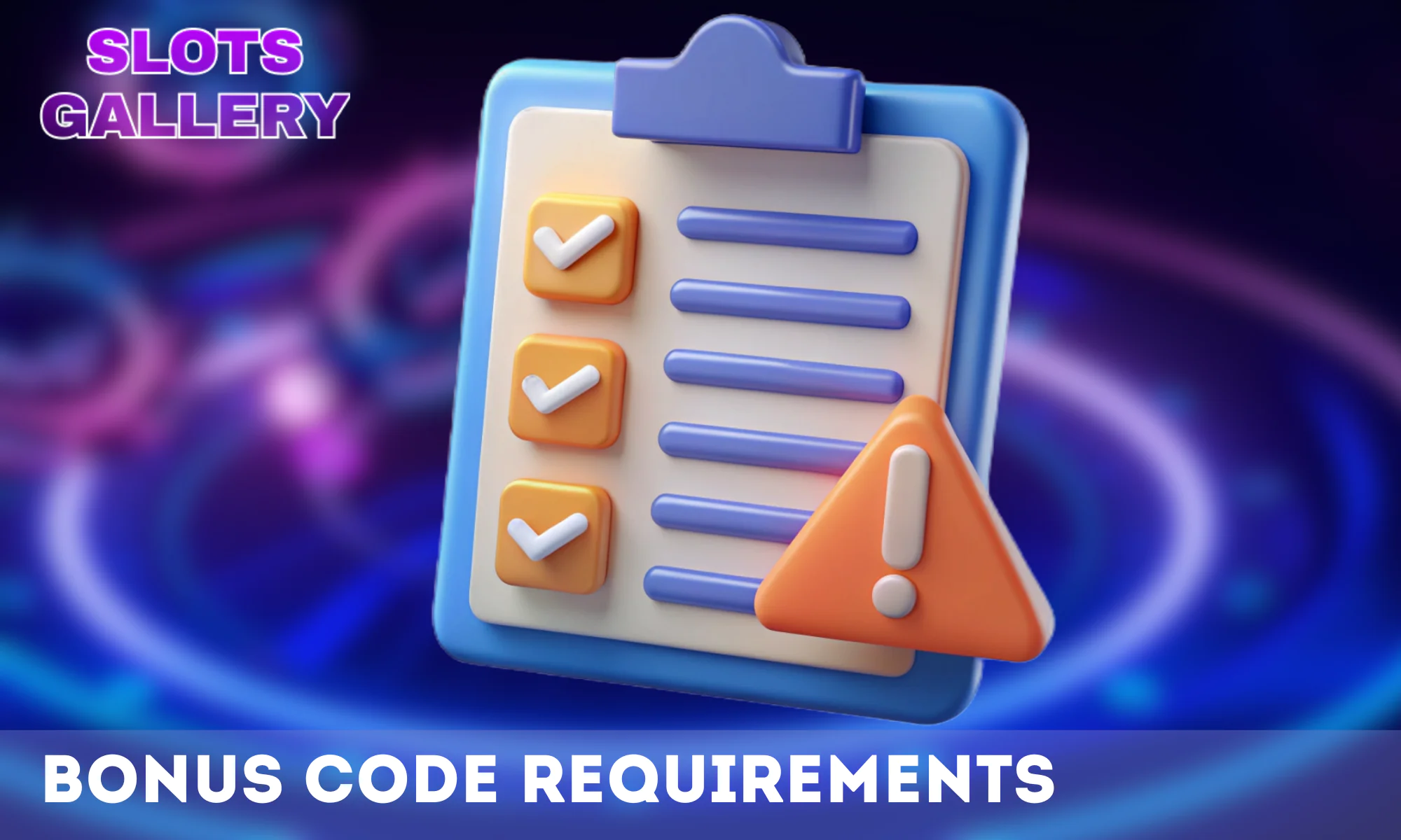 Basic requirements for Canadian players to use a bonus code from Slots Gallery