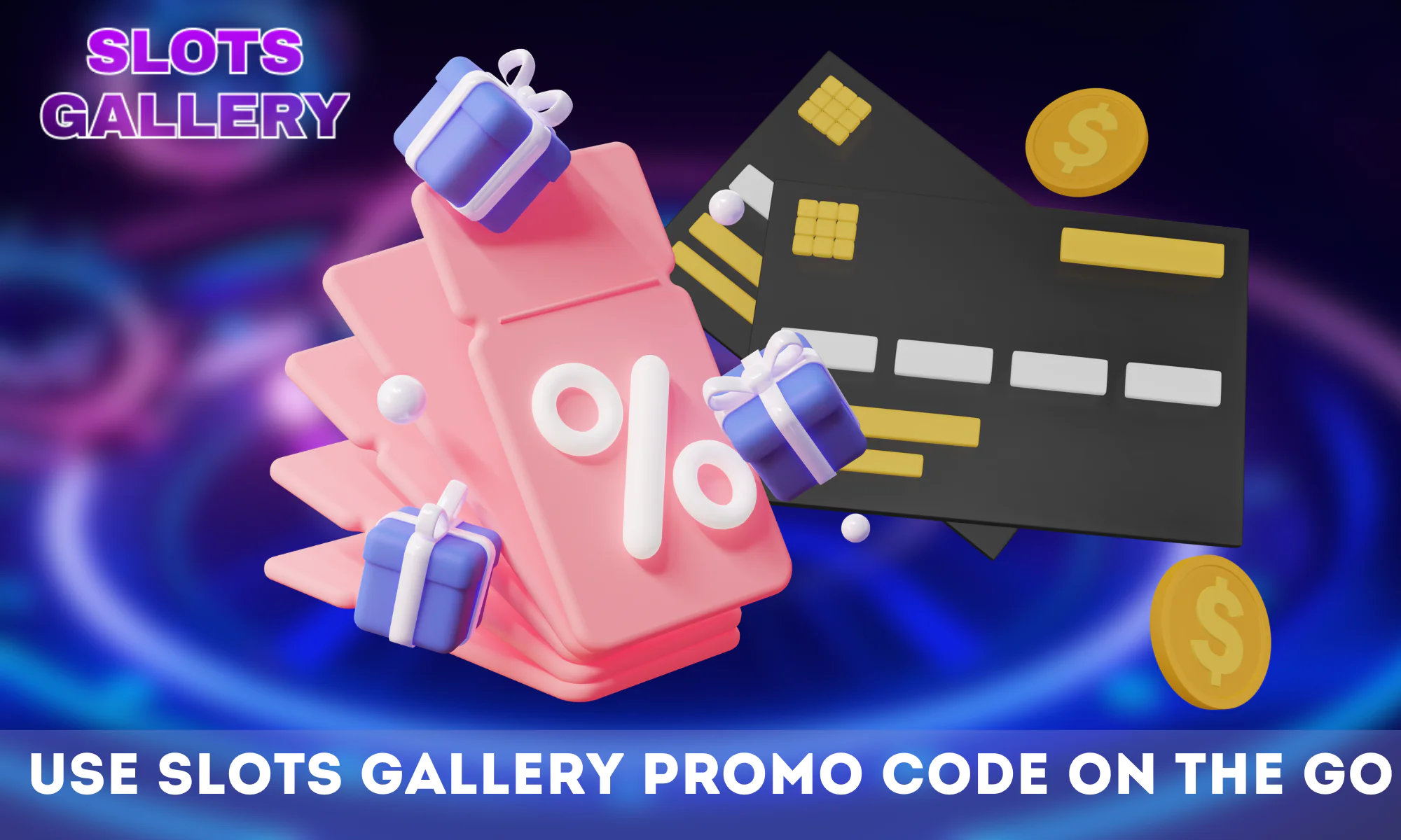 How to use a promo code at the start of a game in Slots Gallery